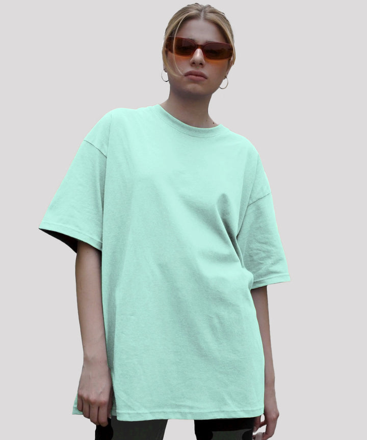 Buy Mint green oversized t-shirt online in India at Athlizur. Shop for the largest collection of premium oversized t-shirts that guarantee the most comfortable casual and streetwear looks
