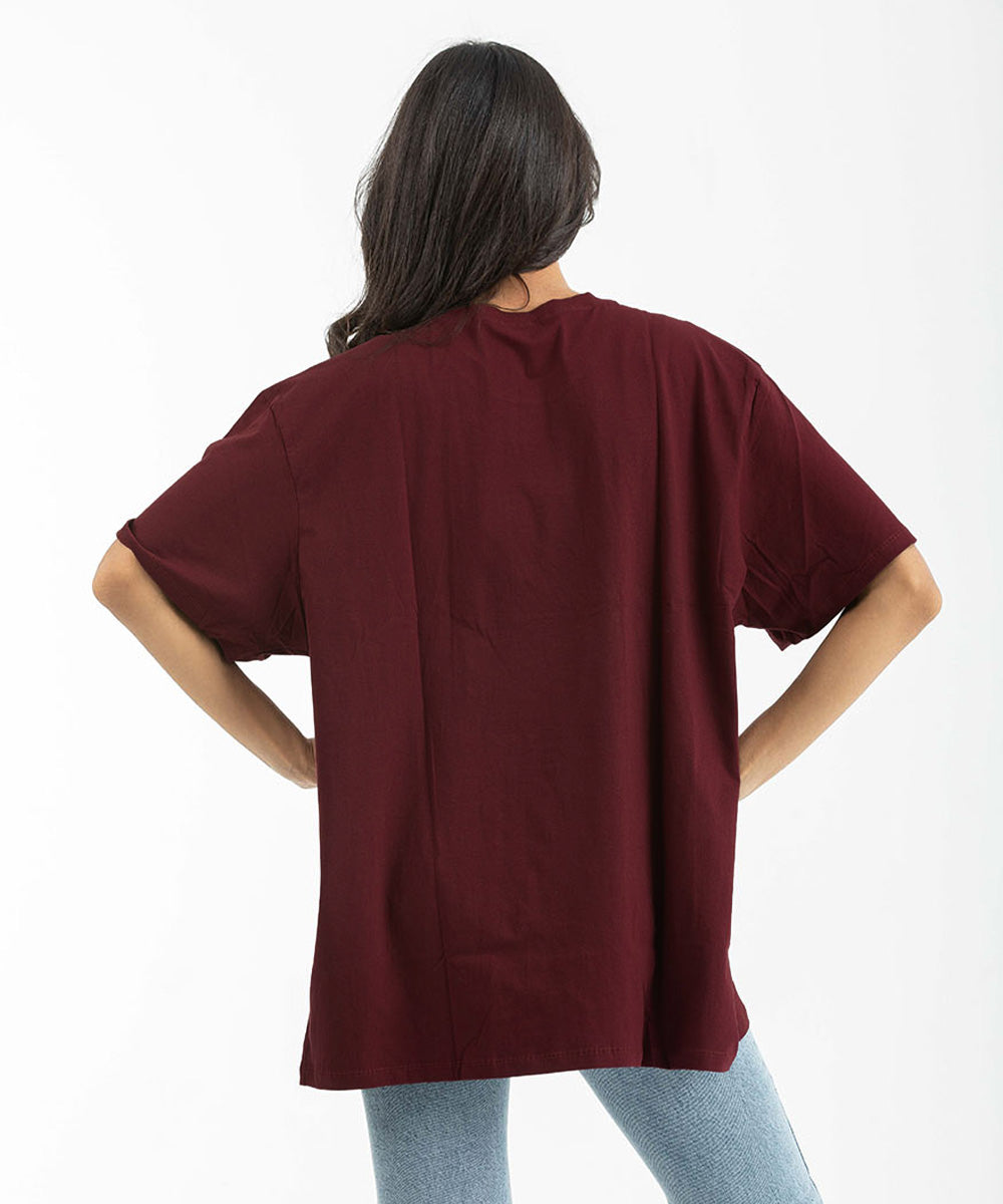 Athlizur : Premium Solid Oversized T-shirt