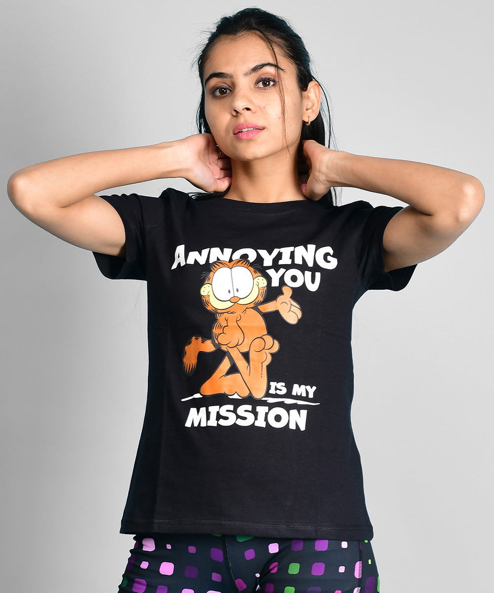 Garfield : Annoying Mission Tshirt