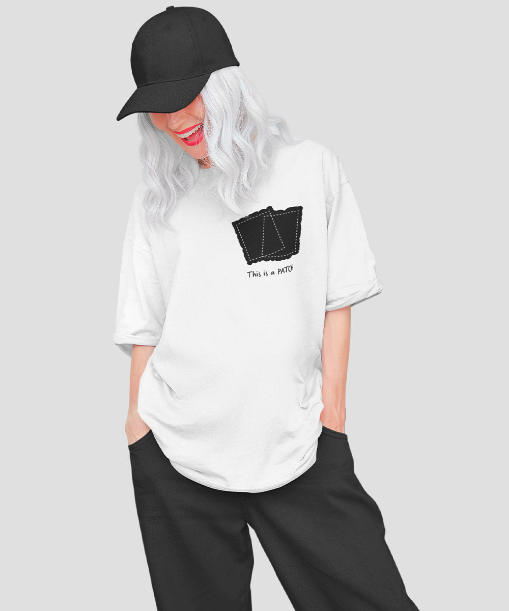 This is a Patch Oversized T-shirt