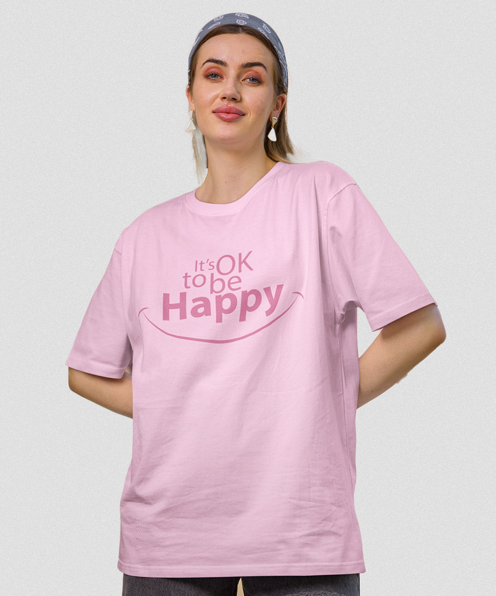 Be Happy Oversized T-shirt