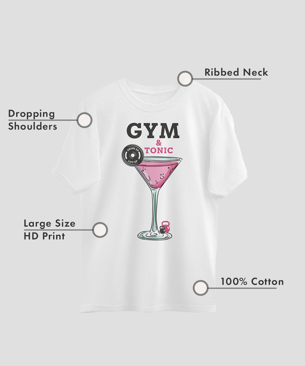 Gym and Tonic Oversized T-shirt