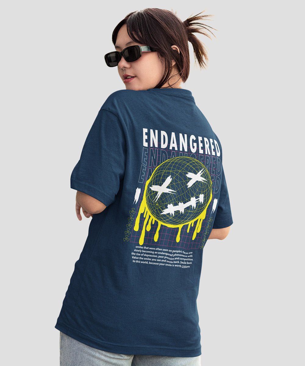 Endangered Smiles Oversized T-shirt