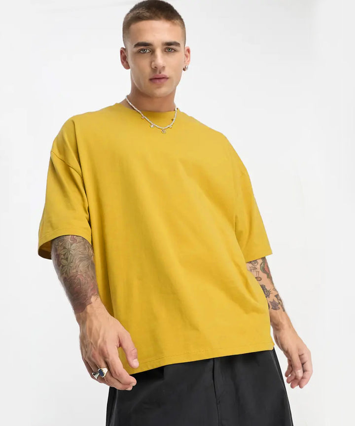 Athlizur : Eldorado Yellow Oversized T-shirt