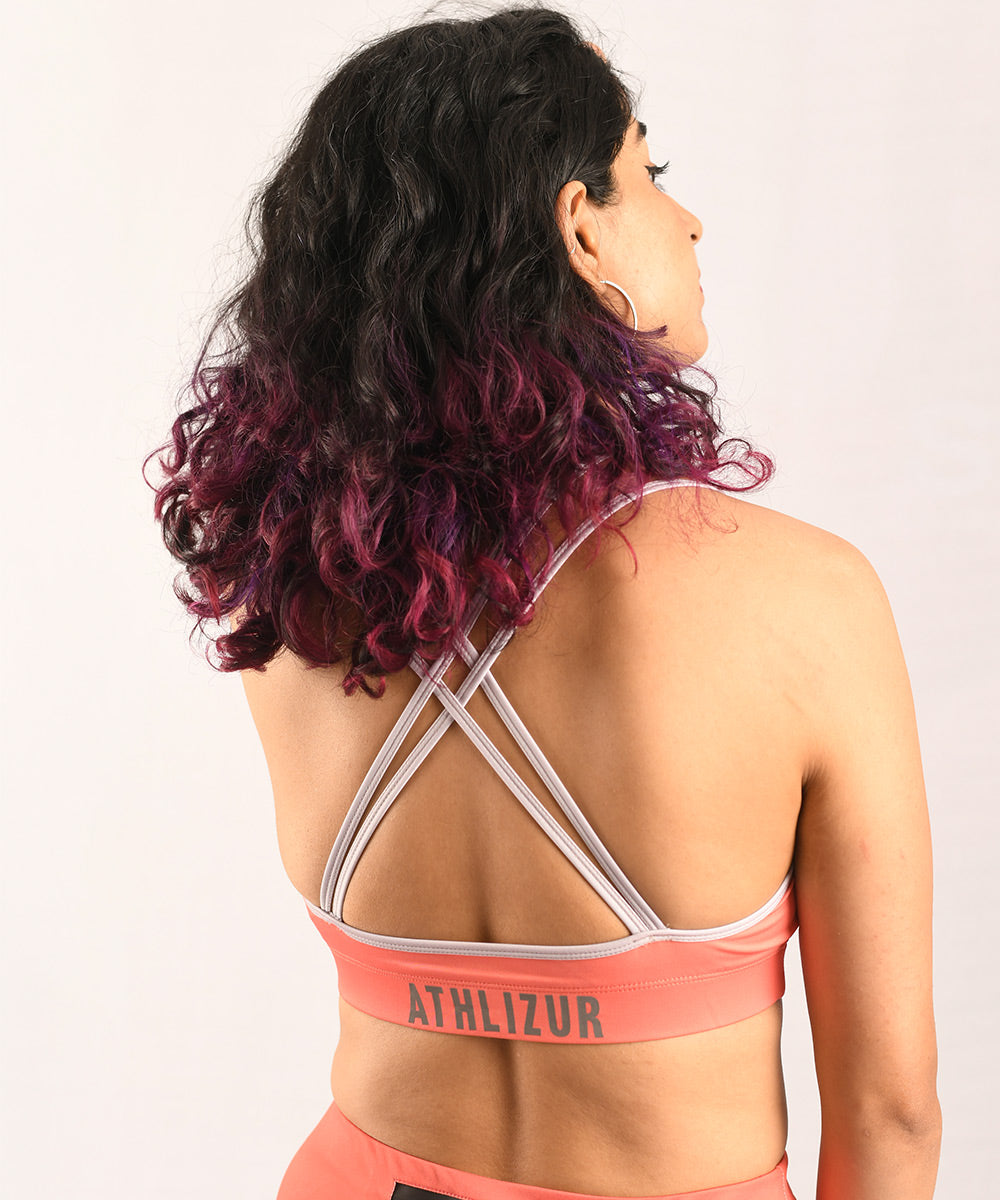 Buy official Harry Potter merchandise online at Athlizur. Shop for Medium Impact sports bras online in India. Super soft and sweat wicking performance wear for women by Athlizur. Printed Activewear for women. Hermione Sports Bra exclusively at Athlizur