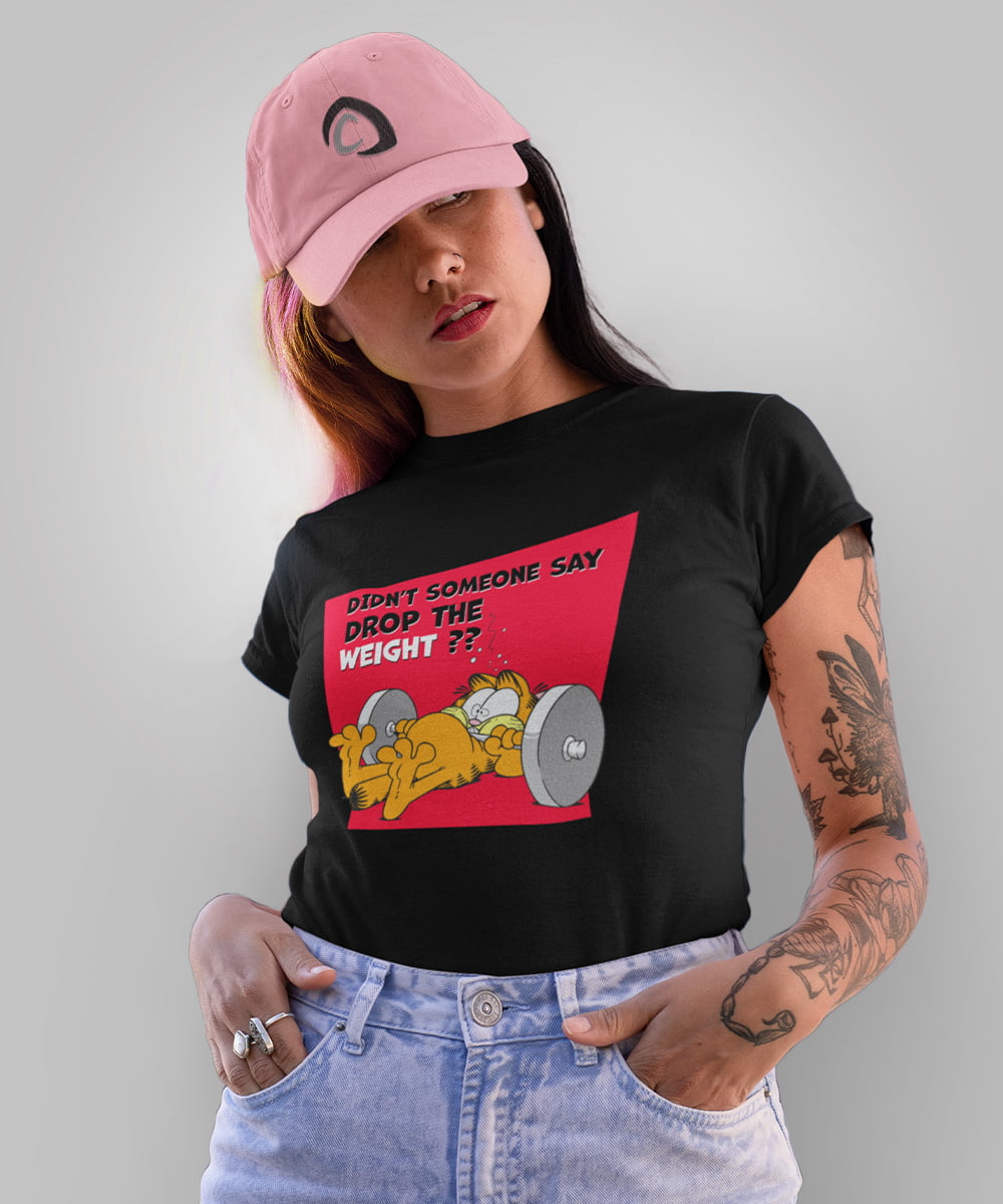 Garfield : Drop The Weight Women's Tshirt