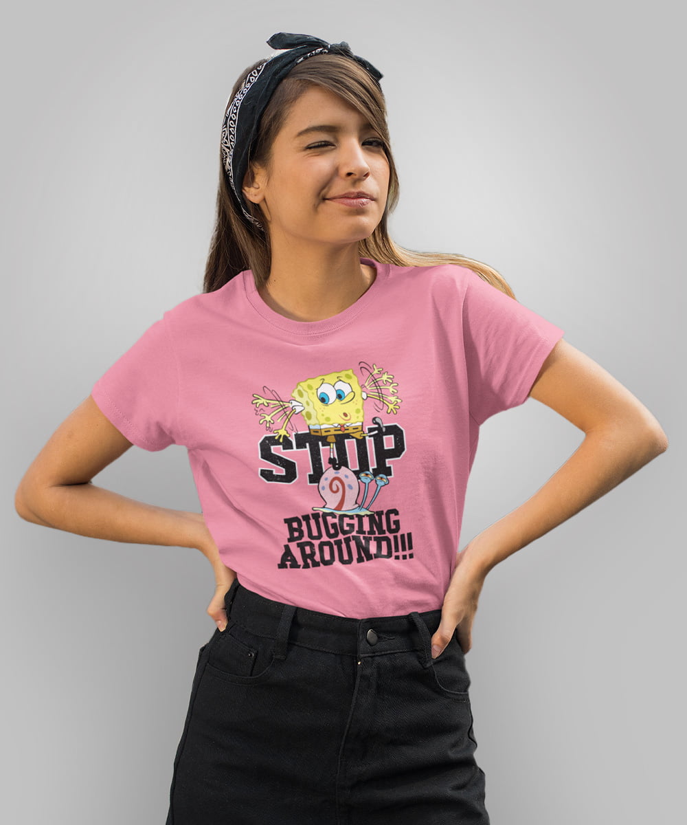 SpongeBob : Stop Bugging Tshirt