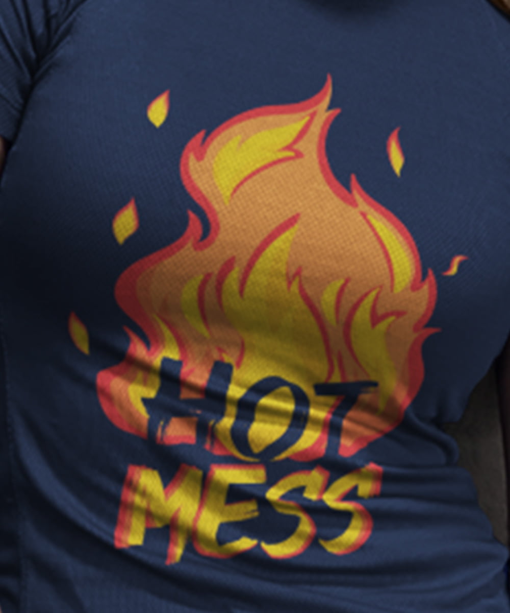 Athlizur Originals : Hot Mess Women's Tshirt