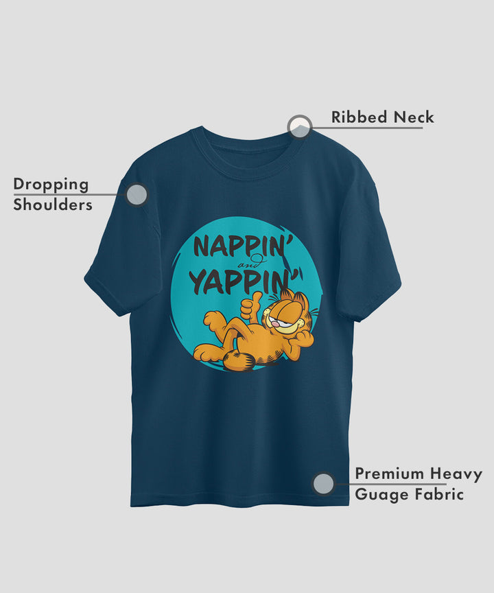 Garfield : Napping Yapping Oversized T-shirt