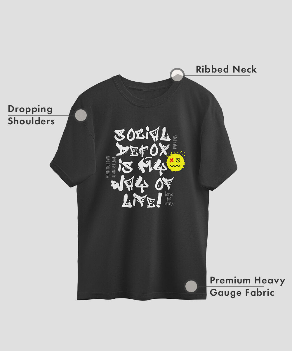 Social Detox Oversized T-shirt
