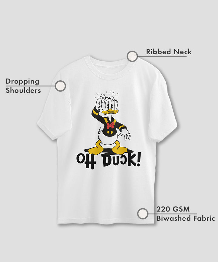 Disney : Oh Duck Donald Duck Oversized T-shirt