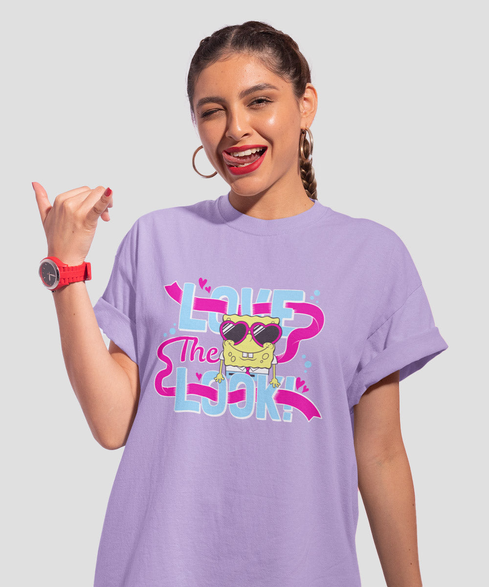 SpongeBob : Cool Looks Oversized T-shirt