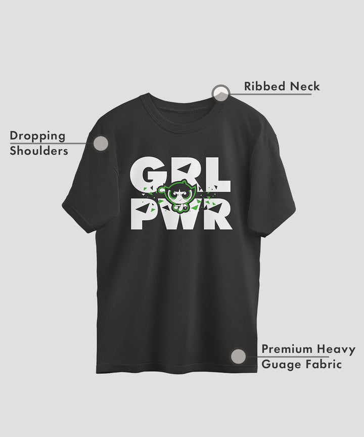 Powerpuff Girls : Girl Power Oversized T-shirt