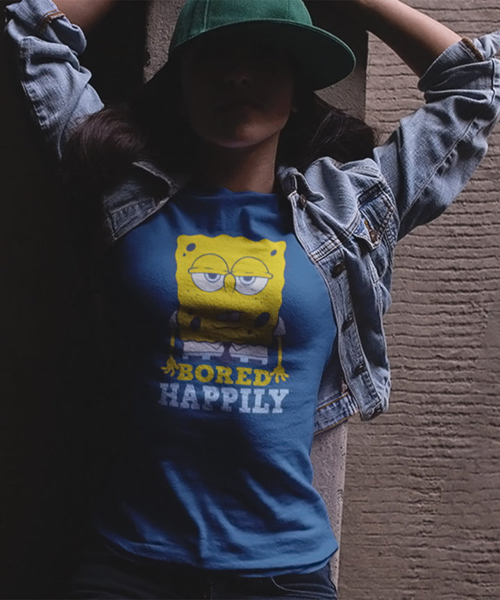 SpongeBob : Happily Bored Tshirt