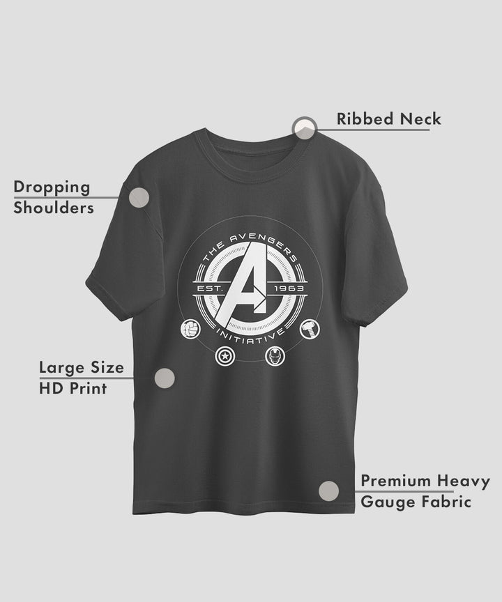 Marvel : Avengers Initiative Oversized T-shirt